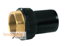 Aliaxis �berg.adapter PEHD/Messing IG UAM d 50 x R 1 1/2 FRIALEN